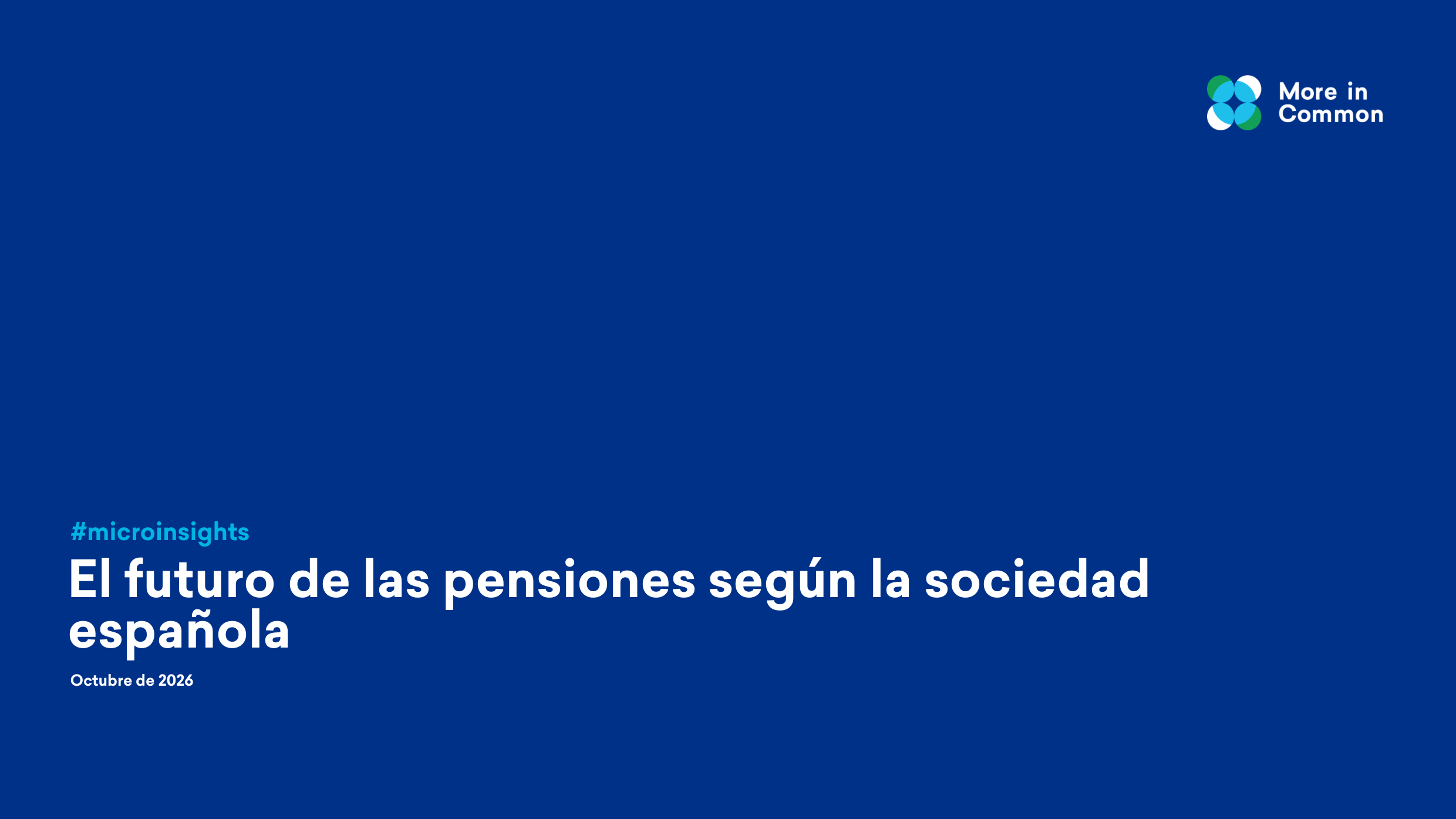 El futuro de las pensiones según la sociedad española