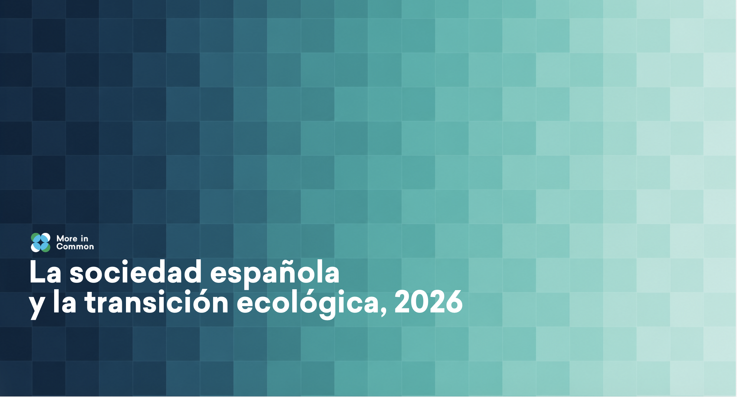 La sociedad española y la transición ecológica